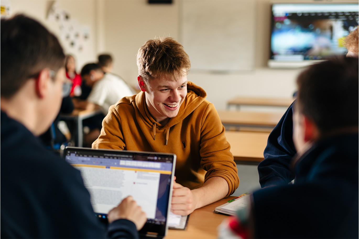 Business apprenticeship in Riseholme College classroom