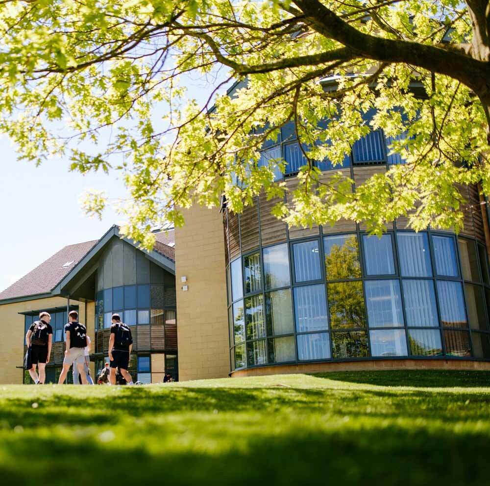 View through tree to Learning Resource Centre thumb